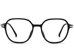 BS218-0811_Black_Rectangular_TR90_Glasses_front