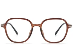 BS218-0812_Brown_Rectangular_TR90_Glasses-front