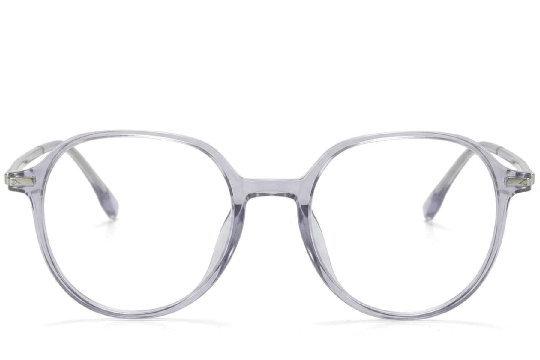 BS218-0827_Grey_Oval_TR90_Glasses-front