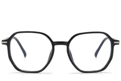 BS218-0830_Black_Geometric_TR90_Glasses-front