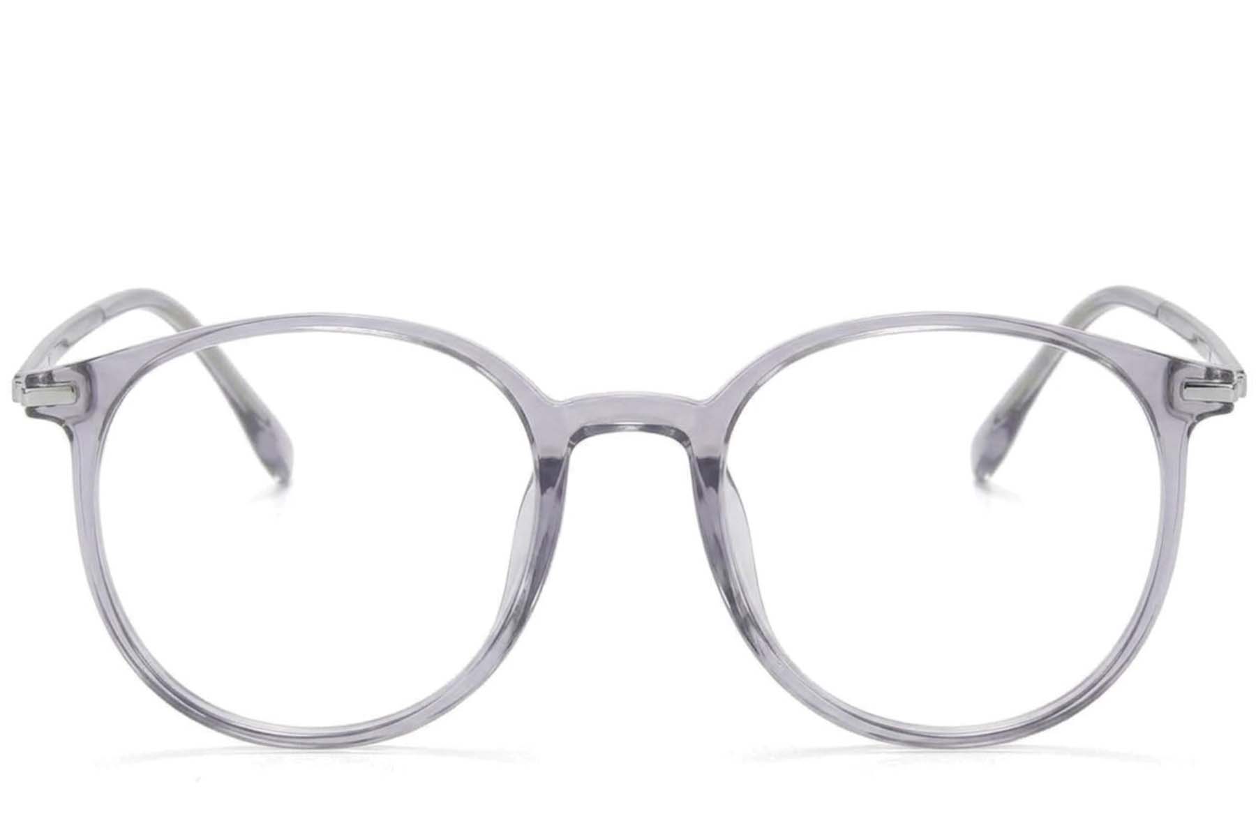 BS218-0840_Grey_Oval_TR90_Glasses-front