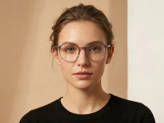 BS218-0840_Grey_Oval_TR90_Glasses-tryon_female