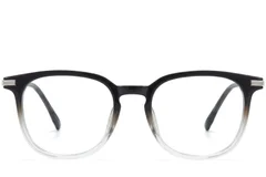 BS218-0850_Black_Rectangular_TR90_Glasses-front