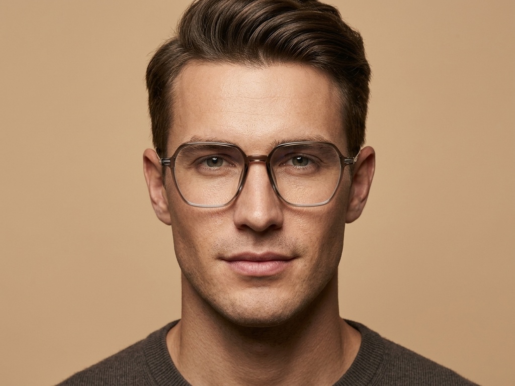 BS218-0863_Green_Rectangular_TR90_Glasses-tryon_male