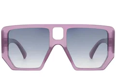 BS225-0003_Purple_Aviator_Plastic_Sunglasses-front