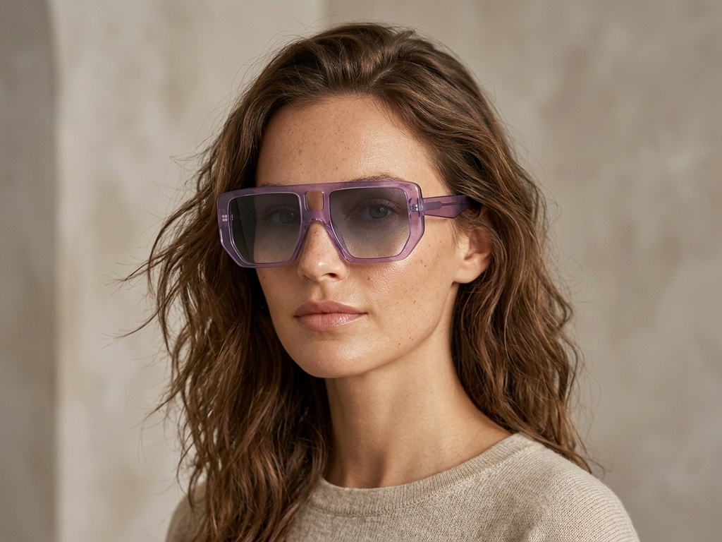 BS225-0003_Purple_Aviator_Plastic_Sunglasses-tryon_female