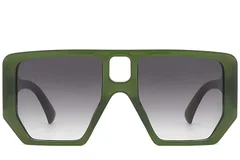 BS225-0004_Green_Aviator_Plastic_Sunglasses-front