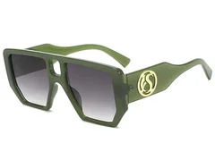 BS225-0004_Green_Aviator_Plastic_Sunglasses_corner