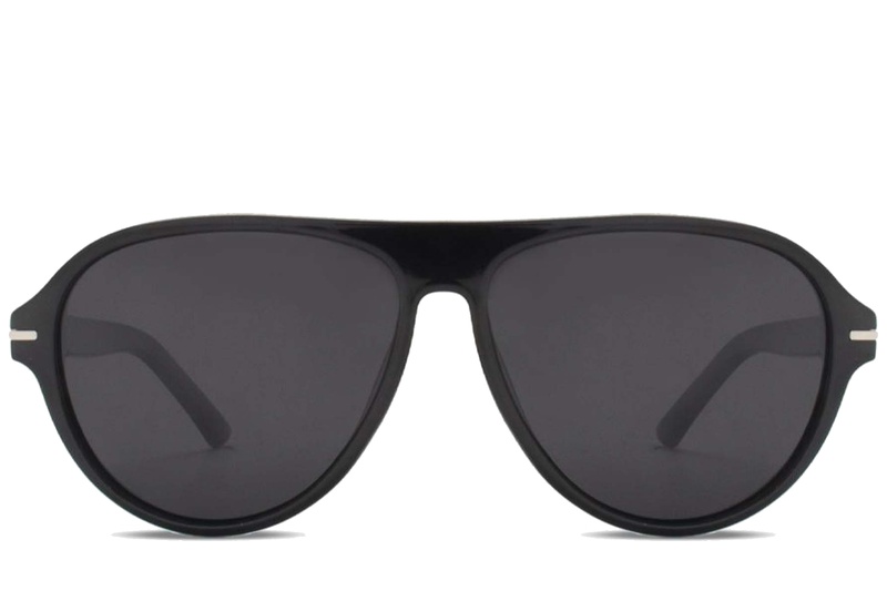 BS225-0009_Black_Aviator_Plastic_Sunglasses-front