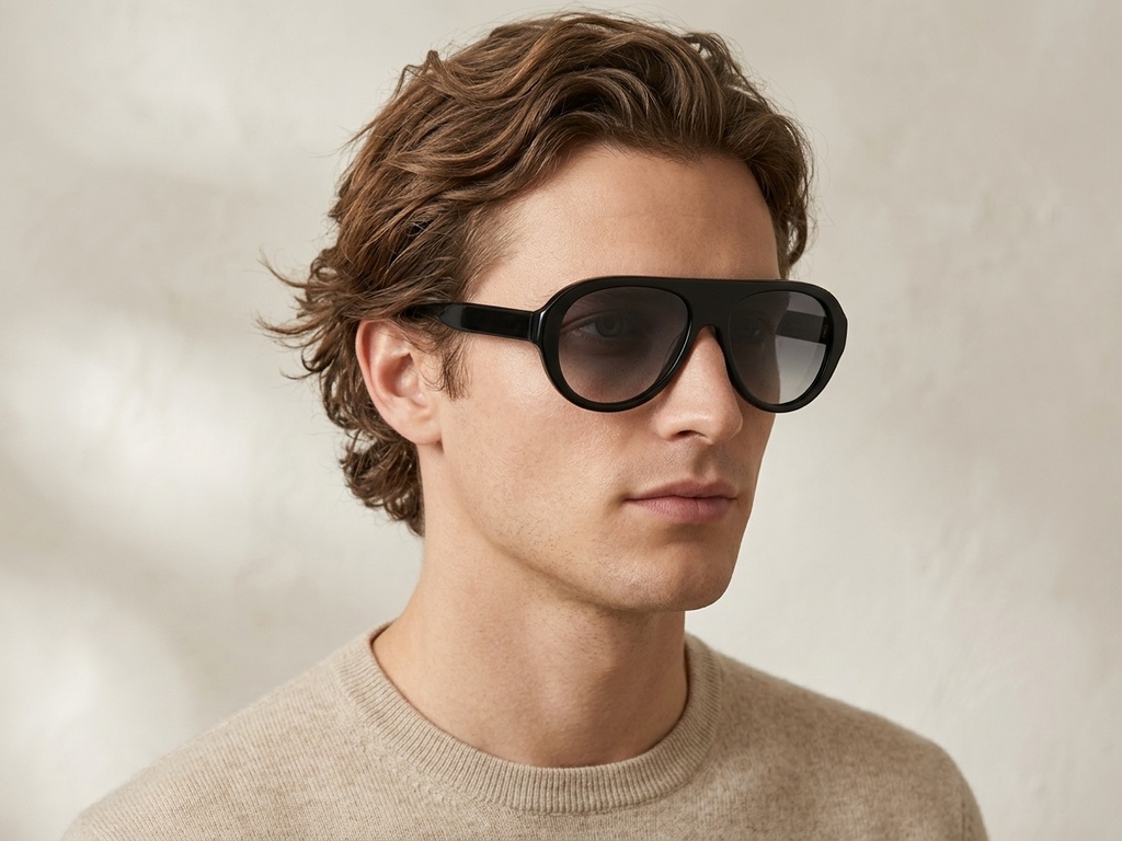 BS225-0013_Black_Aviator_Plastic_Sunglasses-tryon_male
