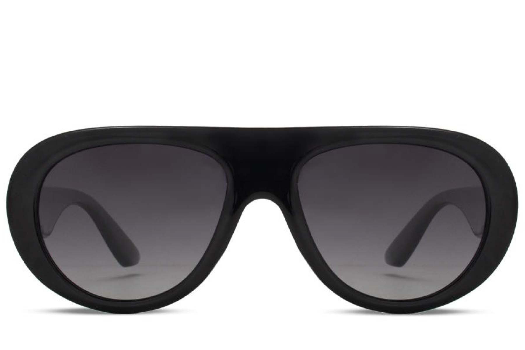 BS225-0013_Black_Aviator_Plastic_Sunglasses_front