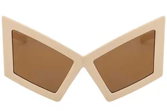 BS225-0022_Cream_Butterfly_Plastic_Sunglasses-front