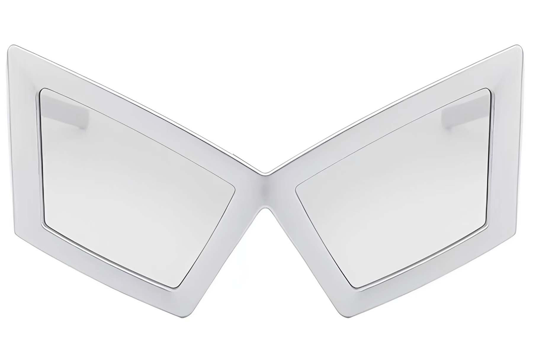 BS225-0024_Silver_Butterfly_Plastic_Sunglasses_front