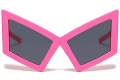 BS225-0026_Pink_Butterfly_Plastic_Sunglasses_front