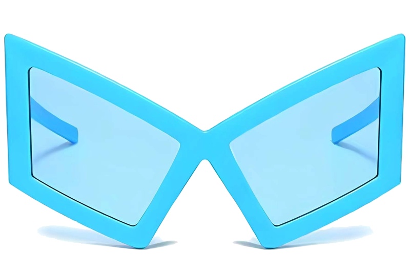BS225-0027_Blue_Butterfly_Plastic_Sunglasses-front