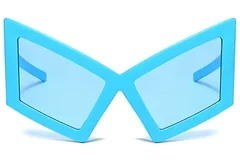 BS225-0027_Blue_Butterfly_Plastic_Sunglasses_front