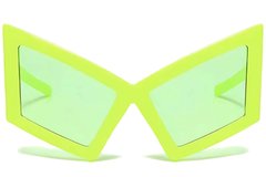 BS225-0028_Green_Butterfly_Plastic_Sunglasses-front
