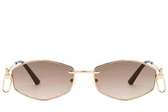 BS225-0035_Golden_Geometric_Metal_Sunglasses_front