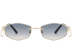 BS225-0036_Golden_Geometric_Metal_Sunglasses-front