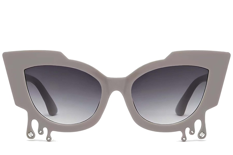 BS225-0049_Grey_Butterfly_Plastic_Sunglasses-front