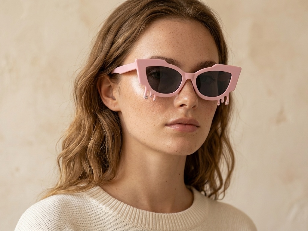 BS225-0050_Pink_Butterfly_Plastic_Sunglasses-tryon_female