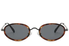 BS225-0052_Tortoiseshell_Oval_Plastic_Sunglasses_front