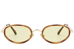 BS225-0057_Tortoiseshell_Oval_Plastic_Sunglasses_front