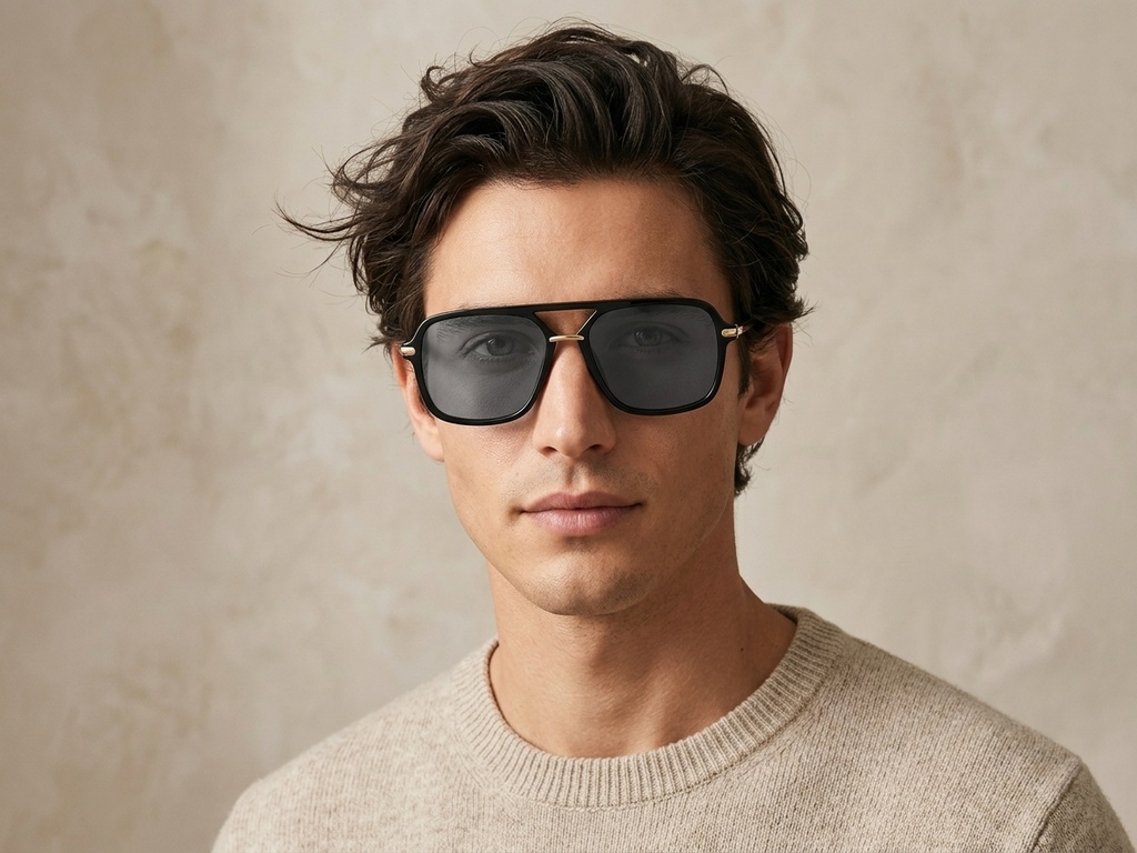 BS225-0058_Black_Aviator_Plastic_Sunglasses-tryon_male