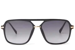 BS225-0059_Black_Aviator_Plastic_Sunglasses_front