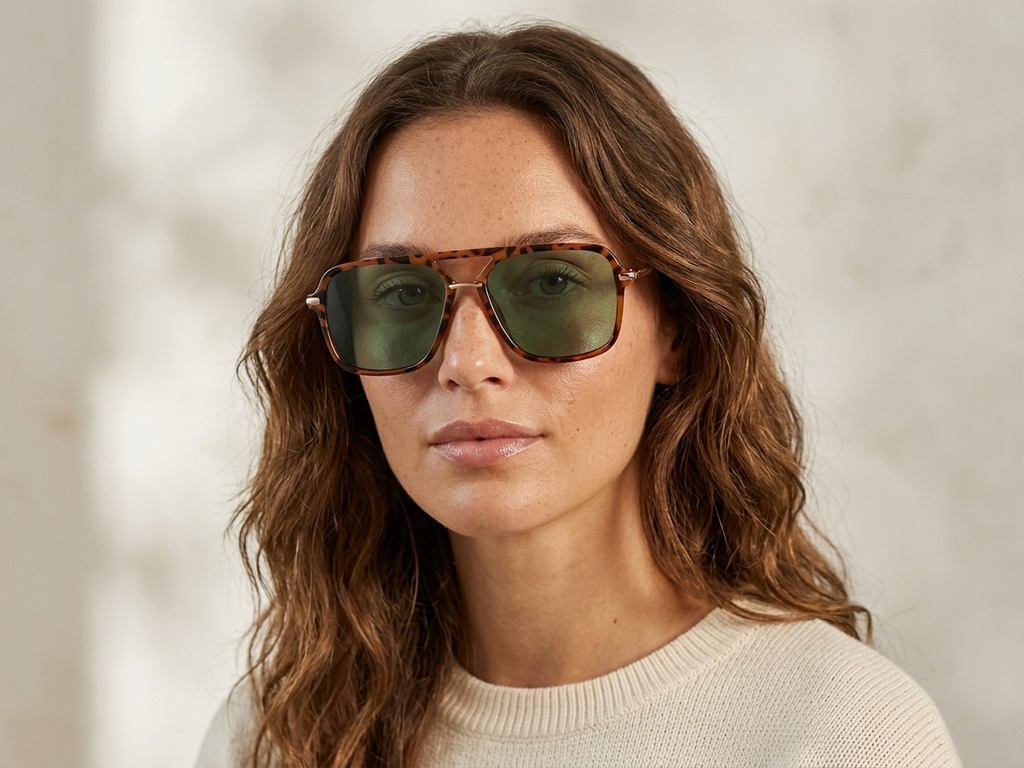 BS225-0061_Tortoiseshell_Aviator_Plastic_Sunglasses-tryon_female