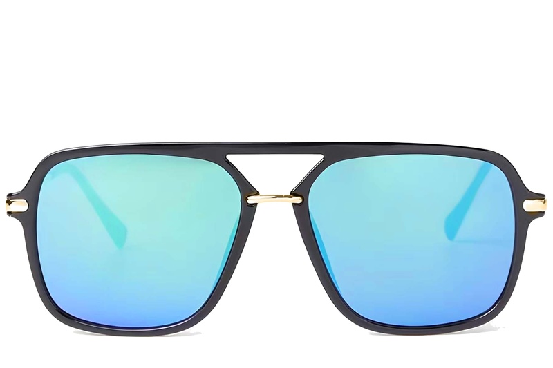BS225-0063_Black_Aviator_Plastic_Sunglasses-front