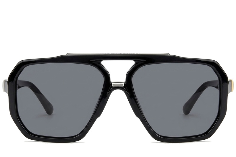 BS225-0064_Black_Aviator_Plastic_Sunglasses_corner-front