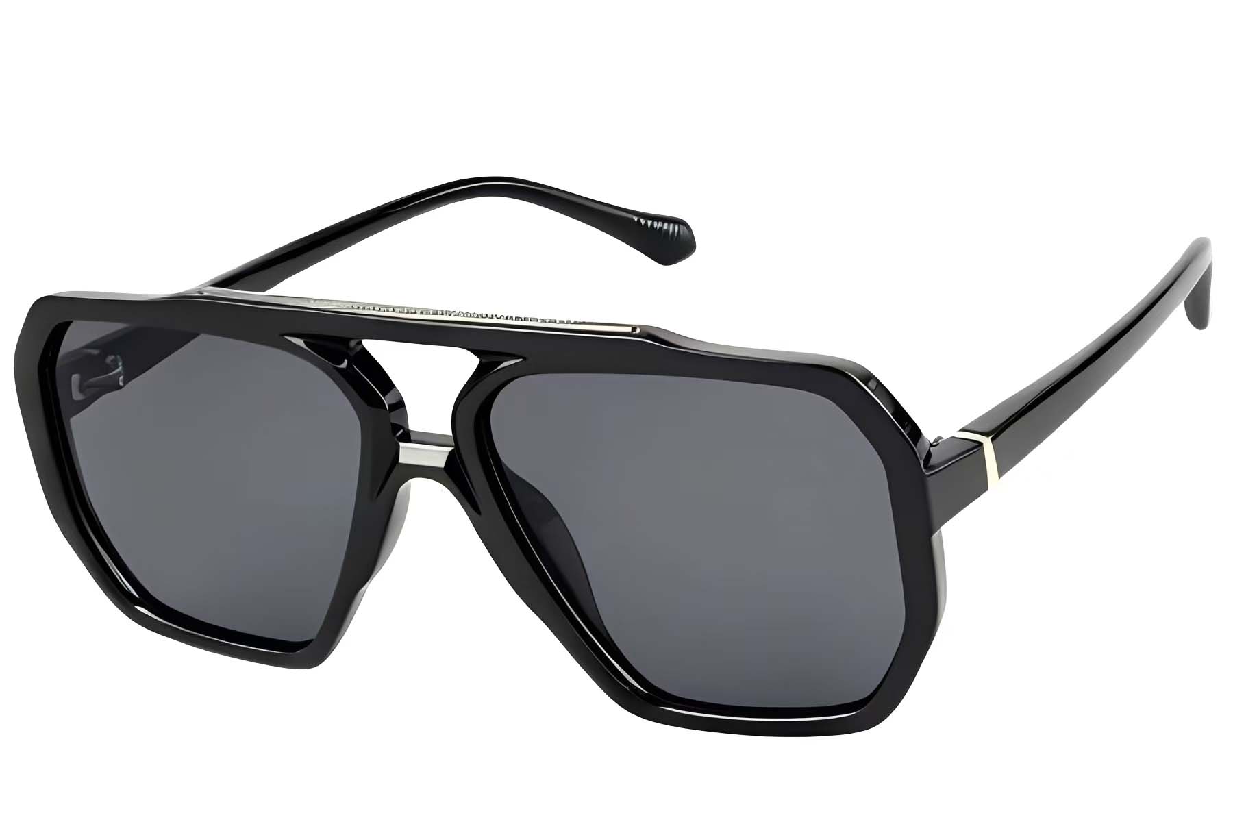 BS225-0064_Black_Aviator_Plastic_Sunglasses_corner