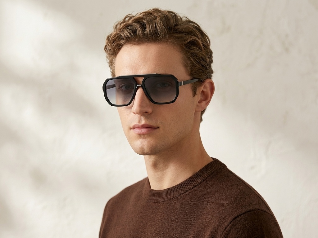 BS225-0066_Black_Aviator_Plastic_Sunglasses_corner-tryon_male