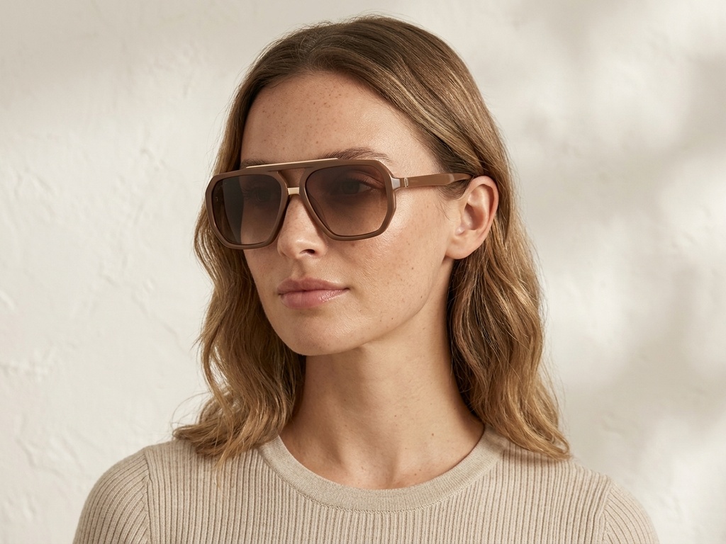 BS225-0068_Brown_Aviator_Plastic_Sunglasses_corner-tryon_female