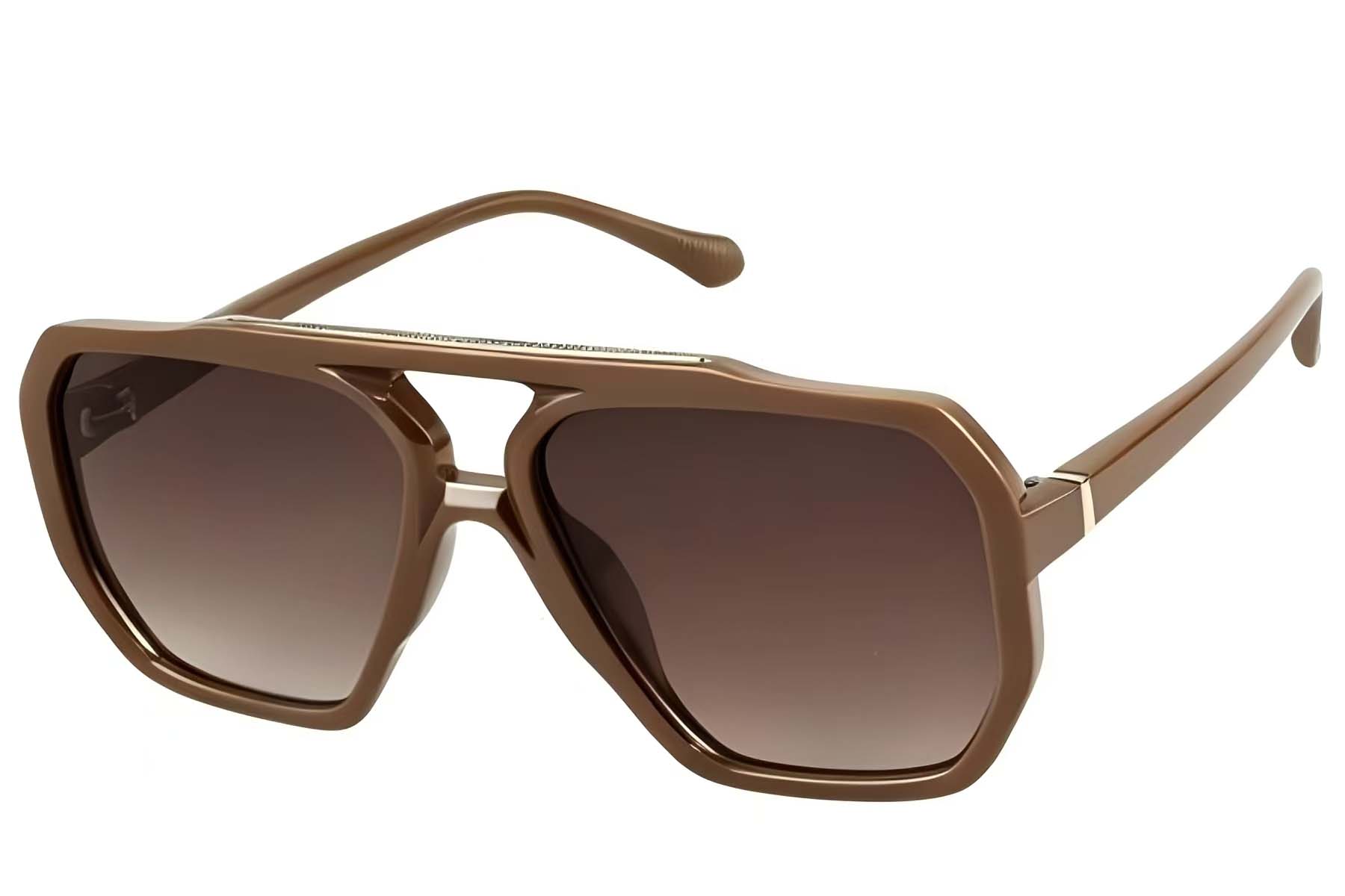 BS225-0068_Brown_Aviator_Plastic_Sunglasses_corner