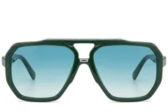 BS225-0069_Green_Aviator_Plastic_Sunglasses_corner-front