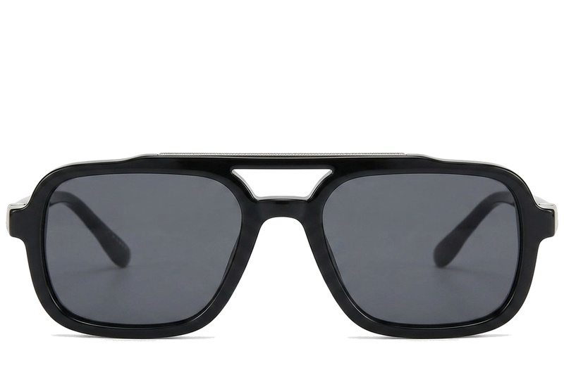 BS225-0070_Black_Aviator_Plastic_Sunglasses_corner-front