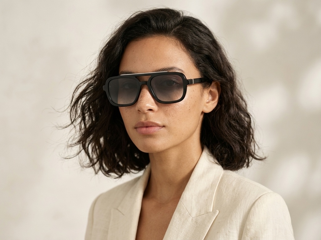 BS225-0072_Black_Aviator_Plastic_Sunglasses_corner-tryon_female