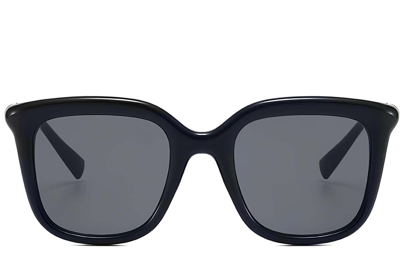 BS225-0076_Black_Rectangular_Plastic_Sunglasses-front
