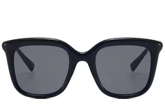 BS225-0076_Black_Rectangular_Plastic_Sunglasses_front