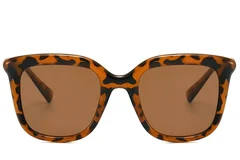 BS225-0078_Tortoiseshell_Rectangular_Plastic_Sunglasses_front