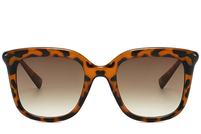 BS225-0079_Tortoiseshell_Rectangular_Plastic_Sunglasses-front