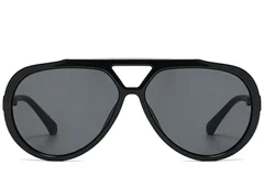 BS225-0082_Black_Aviator_Plastic_Sunglasses-front