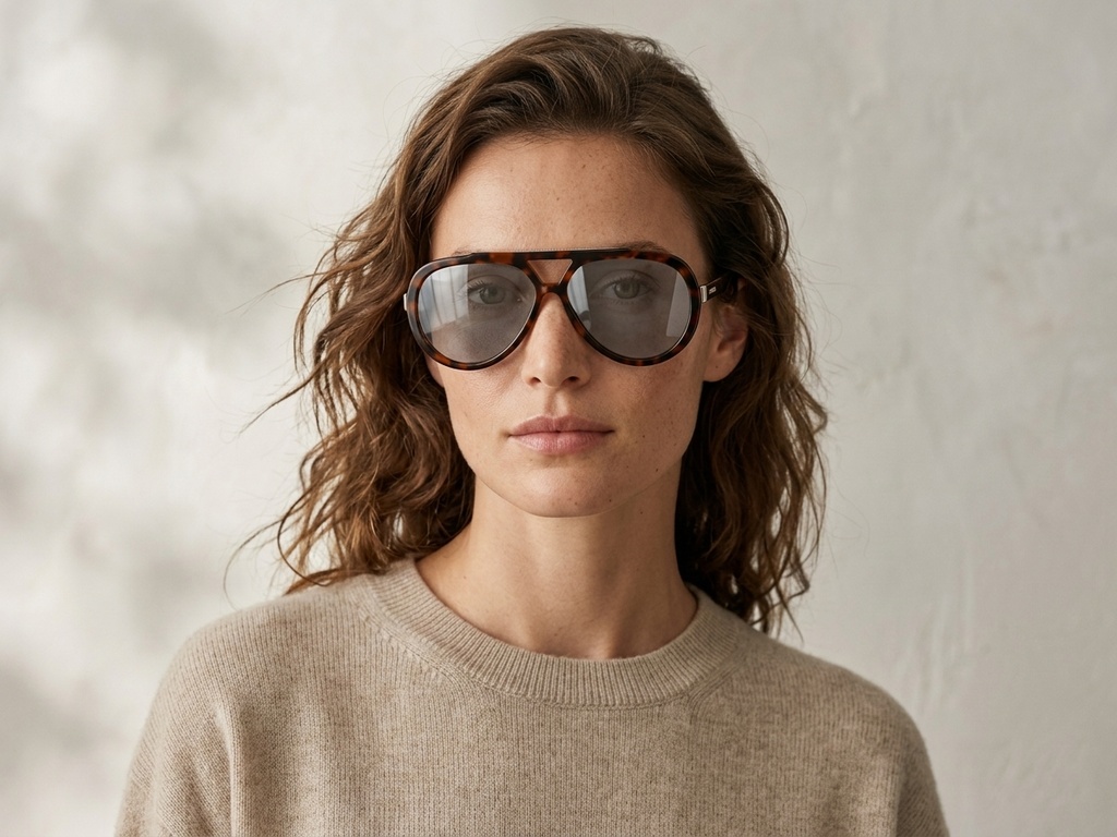 BS225-0083_Tortoiseshell_Aviator_Plastic_Sunglasses-tryon_female
