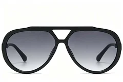 BS225-0084_Black_Aviator_Plastic_Sunglasses_front