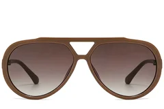 BS225-0086_Brown_Aviator_Plastic_Sunglasses-front