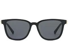 BS225-0088_Black_Rectangular_Plastic_Sunglasses-front