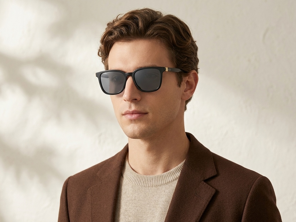 BS225-0088_Black_Rectangular_Plastic_Sunglasses-tryon_male