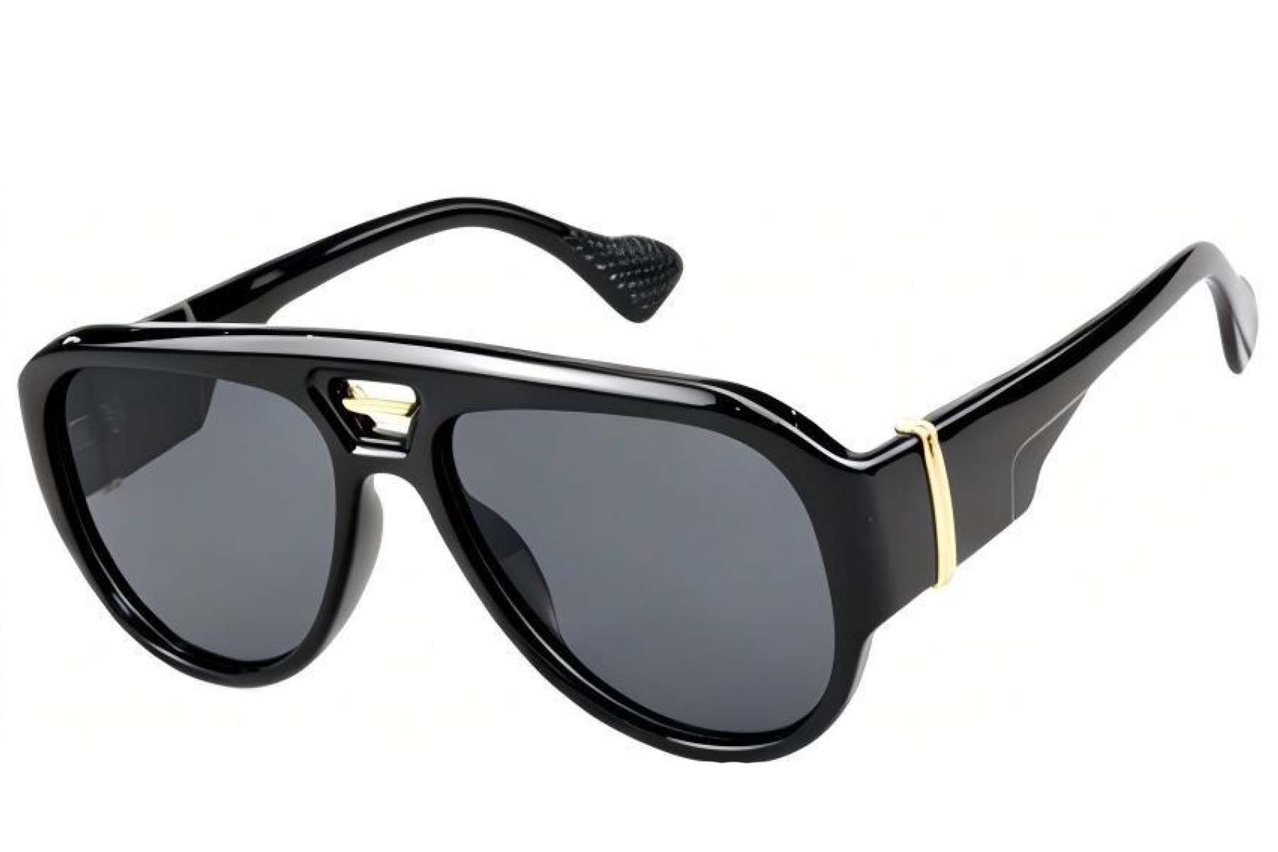 BS225-0094_Black_Aviator_Plastic_Sunglasses_corner
